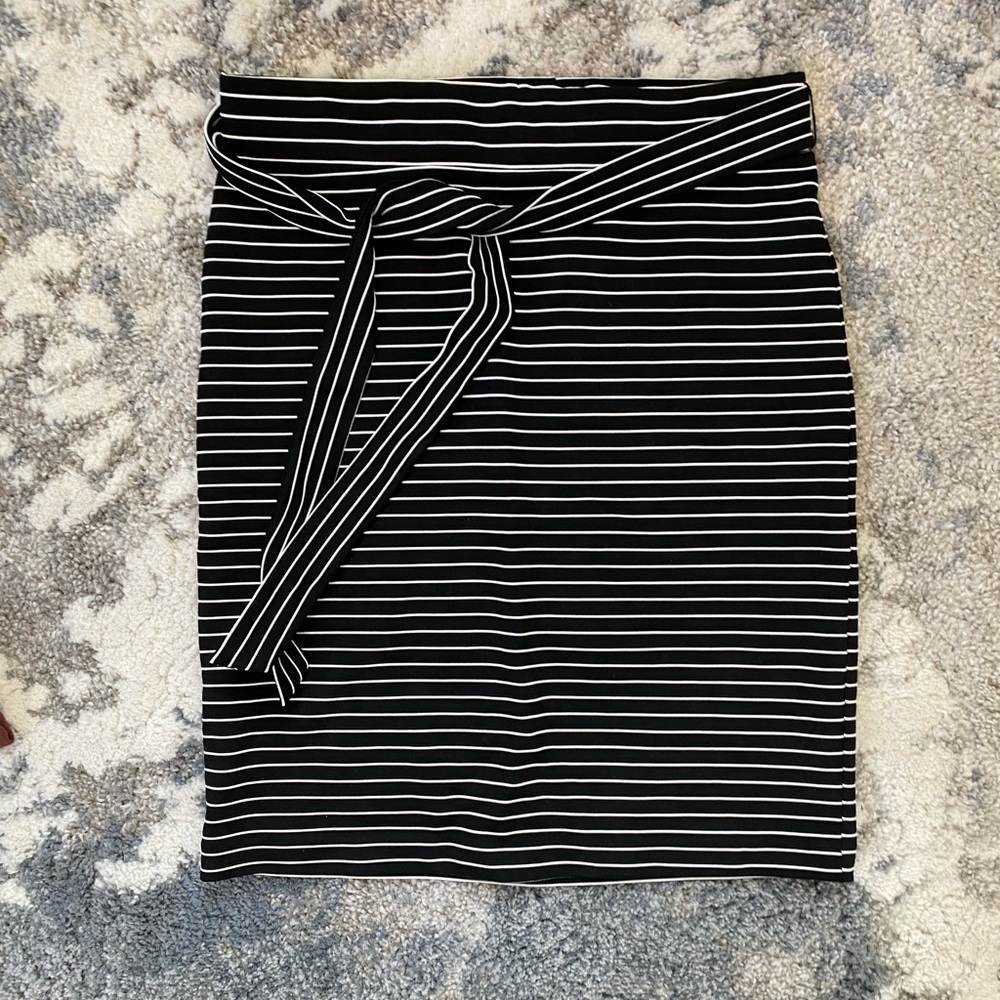 Loft striped skirt